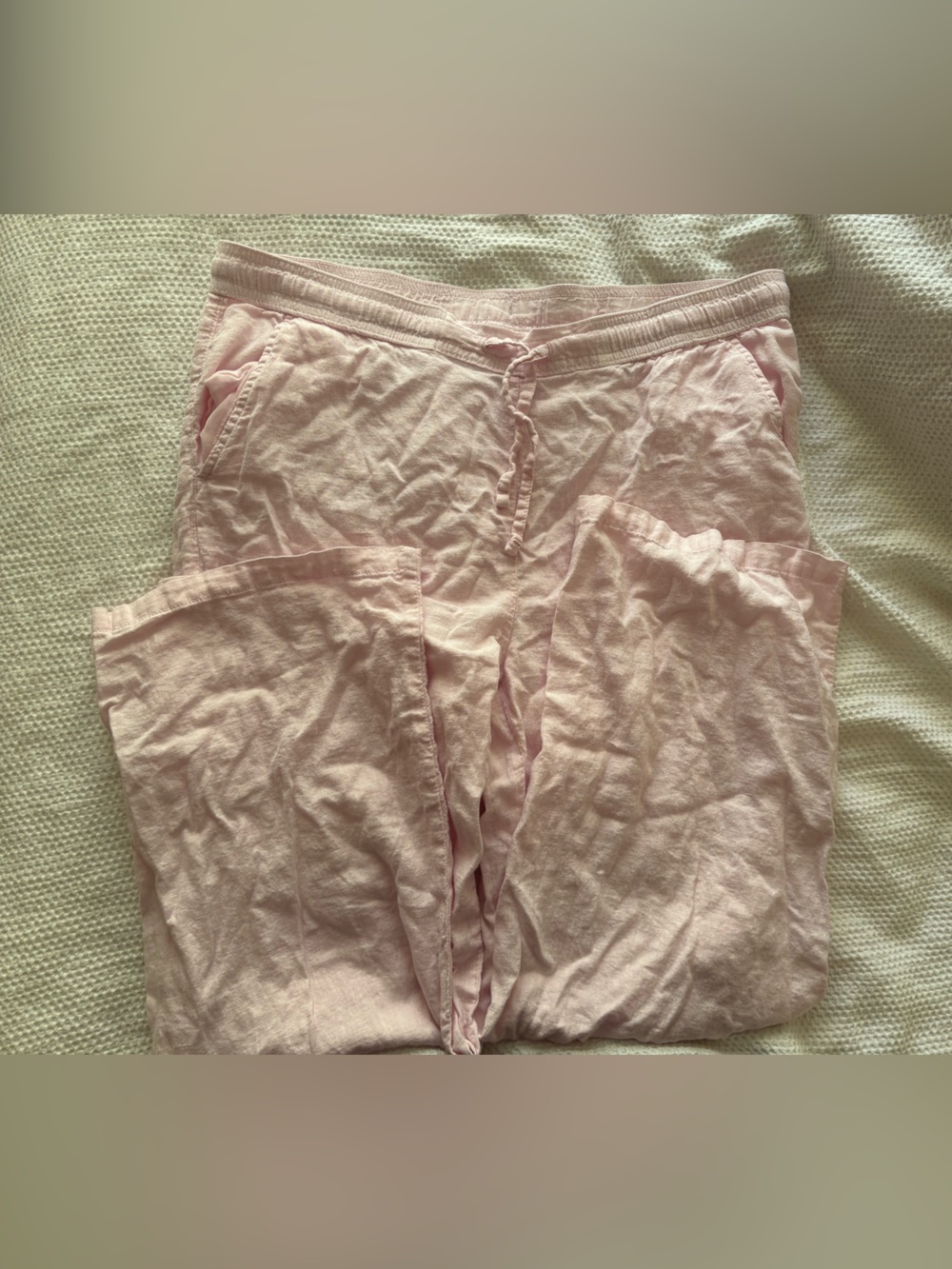Serra Pale Pink Women's Lounge Linen Shorts